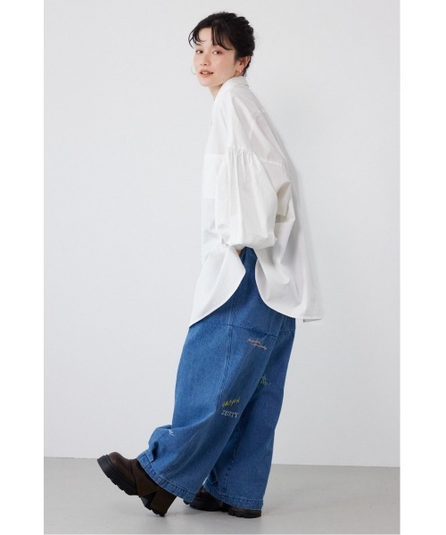 RODEO CROWNS ロングデニムシャツ美品 RODEO CROWNS WIDE BOWL（ロデオクラウンズワイドボウル） シャツ