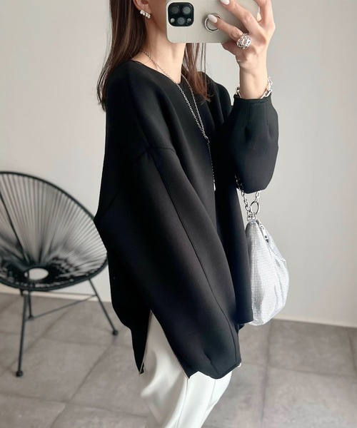 「Emma Taylor」 長袖カットソー FREE グレー レディース_画像5