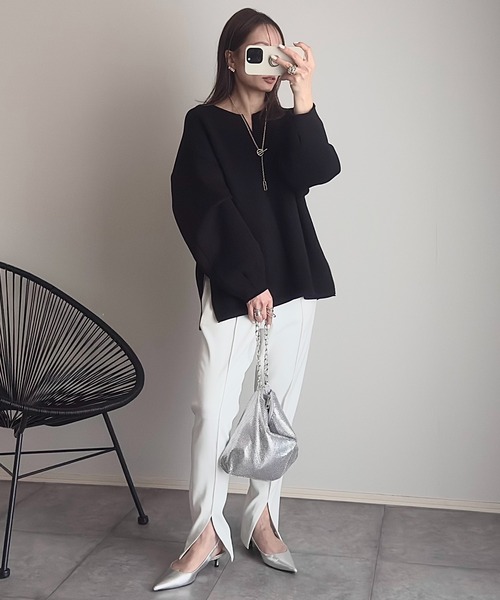 「Emma Taylor」 長袖カットソー FREE グレー レディース_画像7