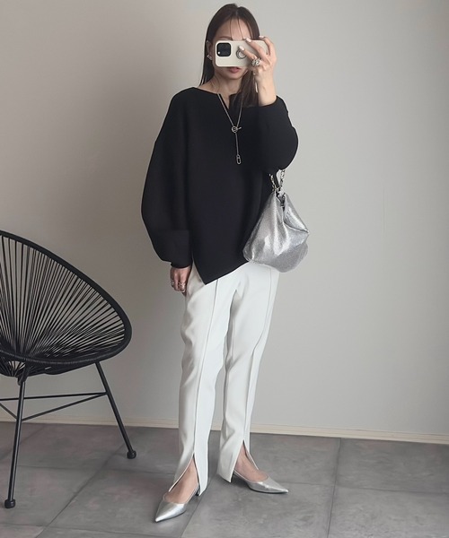 「Emma Taylor」 長袖カットソー FREE グレー レディース_画像8