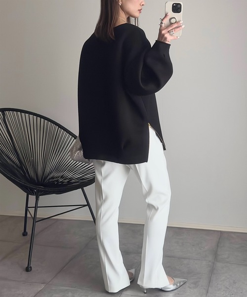 「Emma Taylor」 長袖カットソー FREE グレー レディース_画像9