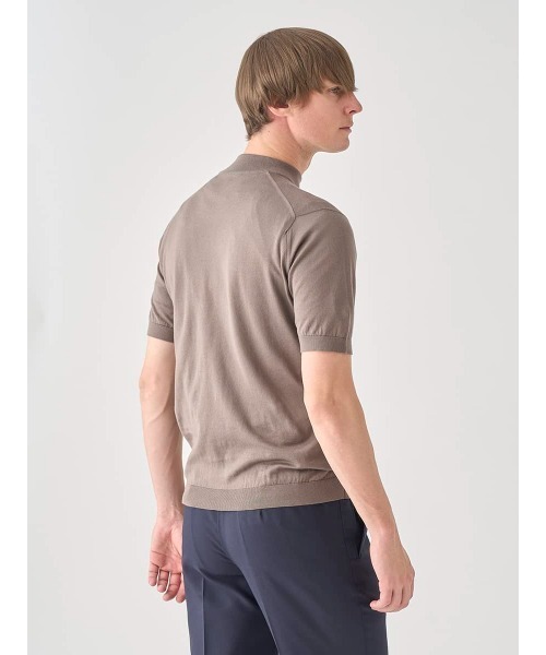 JOHN SMEDLEY（ジョンスメドレー） セーター ニット モックネック半袖