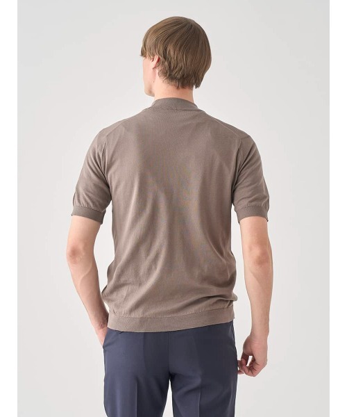 JOHN SMEDLEY（ジョンスメドレー） セーター ニット モックネック半袖