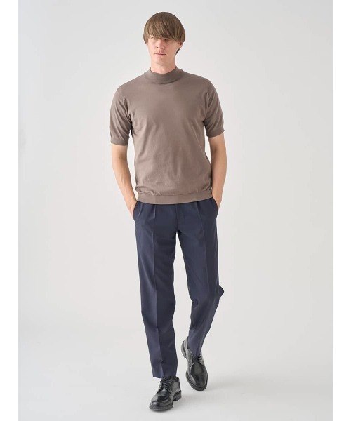 JOHN SMEDLEY（ジョンスメドレー） セーター ニット モックネック半袖