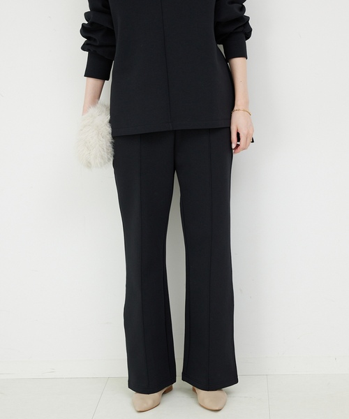 「SLOBE IENA」 イージーパンツ 36 ネイビー レディース_画像7