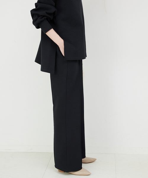 「SLOBE IENA」 イージーパンツ 36 ネイビー レディース_画像10