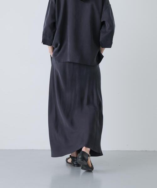 かぐれ スカート 「2サイズ展開」キュプラバイアススカート : ZOZOTOWN