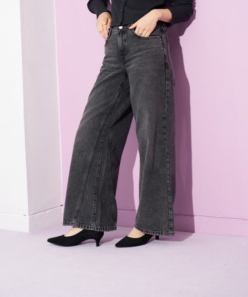 「501」 デニムパンツ 23inch ライトブルー レディース_画像8