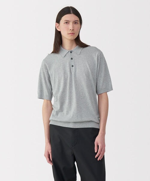 「MUJI Labo」 半袖シャツ M グレー メンズ_画像8