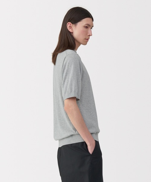 「MUJI Labo」 半袖シャツ M グレー メンズ_画像9