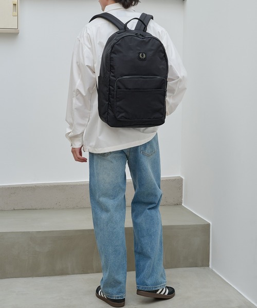【希少　美品】フレッドペリーFred Perry リュック　バッグ　　ネイビー FRED PERRY（フレッドペリー） デイバック リュック メンズ レディース