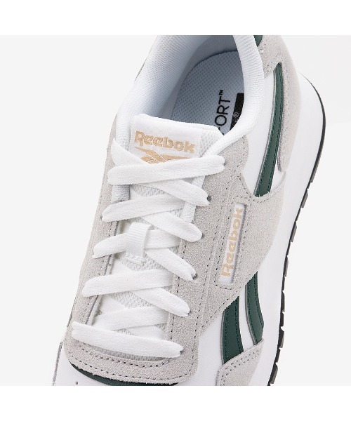 「Reebok」 ローカットスニーカー 27.0cm ホワイト×グリーン メンズ_画像8