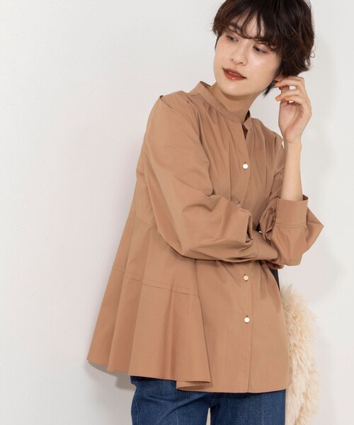 「NOLLEY'S」 長袖ブラウス 38 サーモンピンク レディースの画像