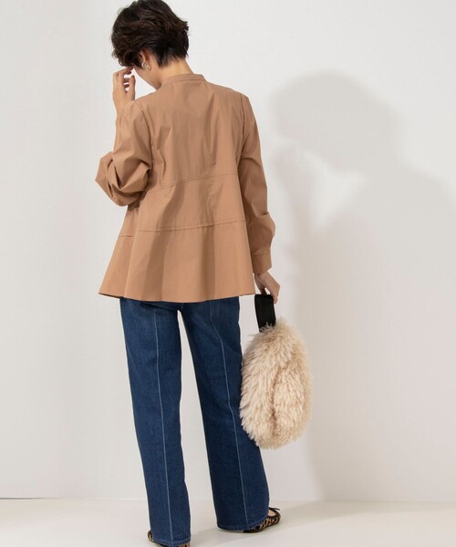 「NOLLEY'S」 長袖ブラウス 38 サーモンピンク レディースの画像