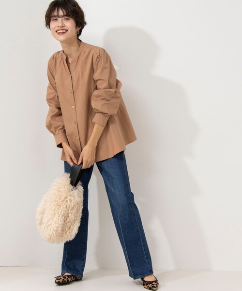 「NOLLEY'S」 長袖ブラウス 38 サーモンピンク レディースの画像