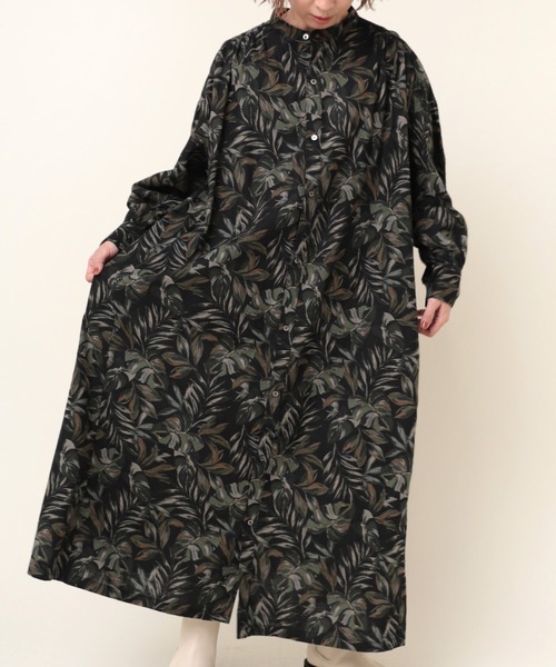 「RNA-N」 長袖ワンピース MEDIUM ベージュ レディース_画像6