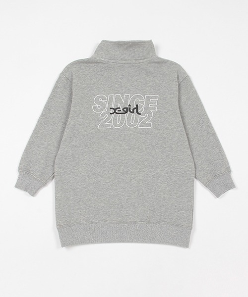 「X-girl Stages」 「KIDS」長袖ワンピース 140cm トップグレー キッズ_画像9