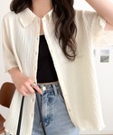 ブラウス シャツ 夏 半袖 「8月上旬再入荷」...の詳細画像4