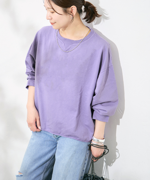 tシャツ 「追加」別注「RIDING HIGH/ライディングハイ」7.5ozインレーカットオフTEE レディースの画像