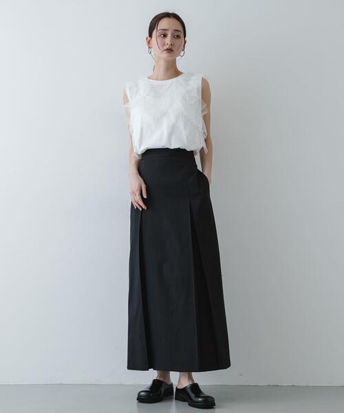1日限定お値下げ　綺麗　グッチ ホースバックル　ボックスプリーツスカート SENSE OF PLACE by URBAN RESEARCH スカート ボックスプリーツスカート