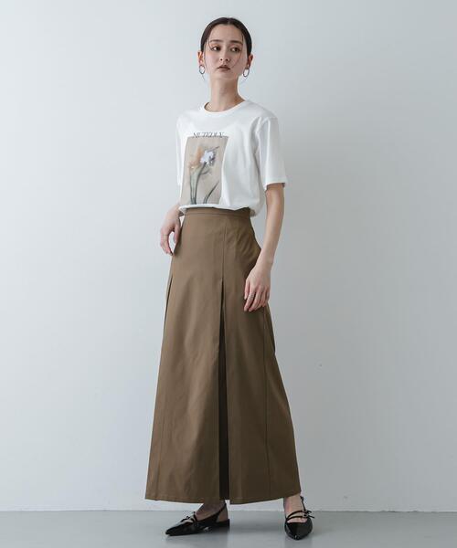 SENSE OF PLACE by URBAN RESEARCH ロング スカート ボックスプリーツ