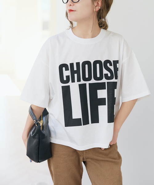 tシャツ 「別注 / 追加」KATHARINE HAMNETT / キャサリンハムネット SLOGAN TEE レディースの画像
