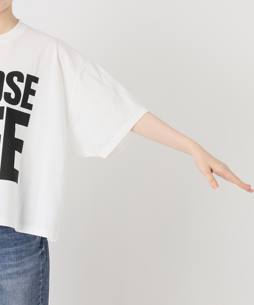 tシャツ 「別注 / 追加」KATHARINE HAMNETT / キャサリンハムネット SLOGAN TEE レディースの画像