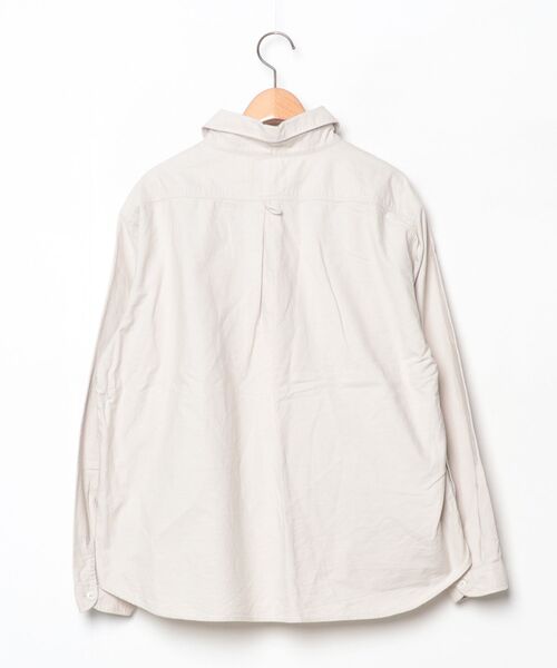 DANTON ベージュ 長袖シャツ S　新品 Danton（ダントン） ワンポイント長袖シャツ 38 ベージュ レディース