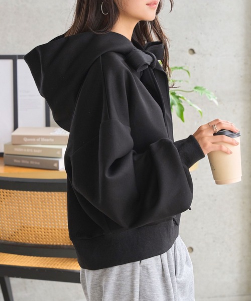 「KOBE LETTUCE」 プルオーバーパーカー M ブラック レディース_画像3