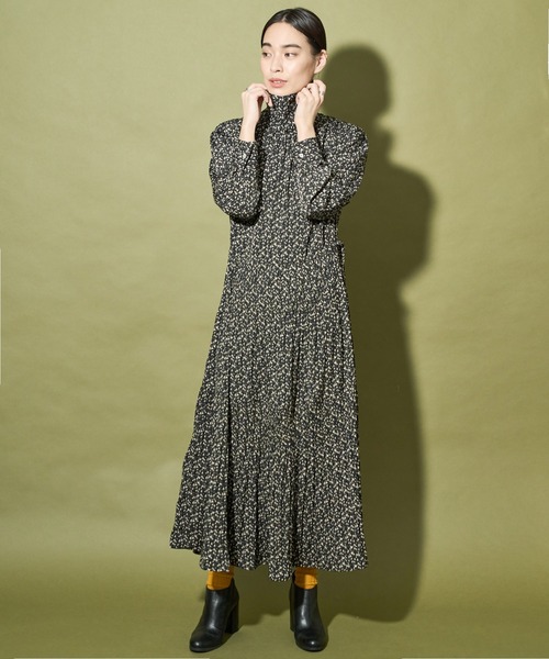 「Audrey and John Wad」 シャツワンピース FREE パープル レディース_画像5