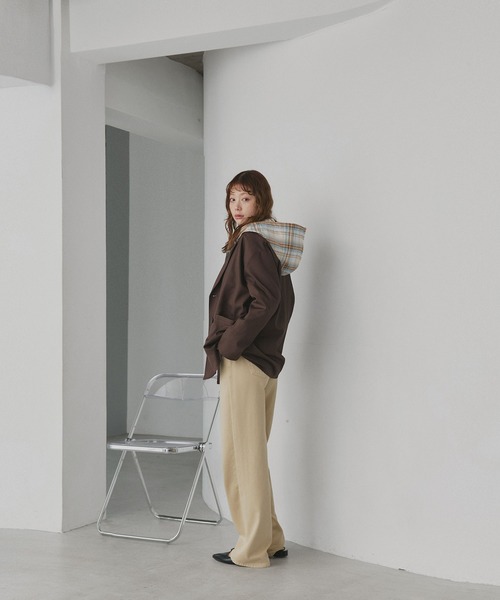 「ad thie」 長袖シャツ FREE ブラウン レディース_画像3