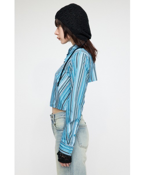 「LAGUA GEM」 長袖シャツ FREE ブルー レディース_画像2
