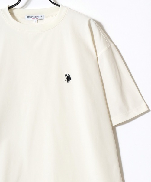 「U.S. POLO ASSN.」 半袖Tシャツ L ホワイト メンズ_画像8