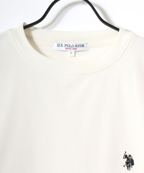「U.S. POLO ASSN.」 半袖Tシャツ L ホワイト メンズ_画像9