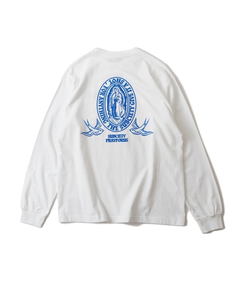 「Subciety」 長袖Tシャツ LARGE ブラック メンズ_画像2