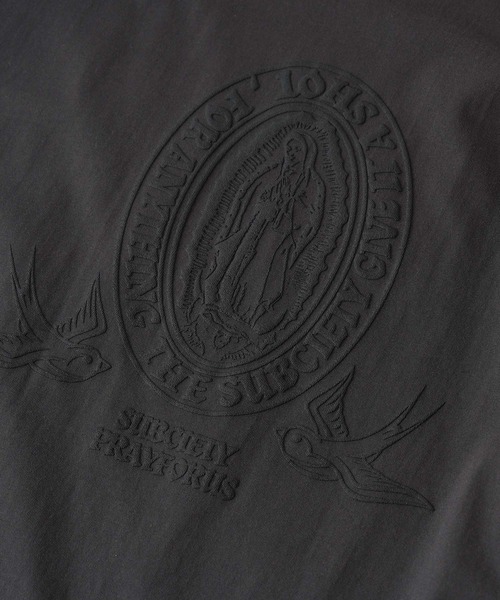 「Subciety」 長袖Tシャツ LARGE ブラック メンズ_画像9