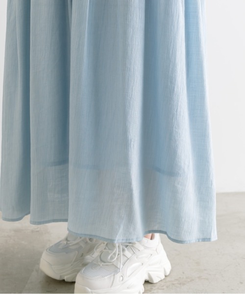 「OLIVE des OLIVE」 キャミソールワンピース MEDIUM アイボリー レディース_画像9