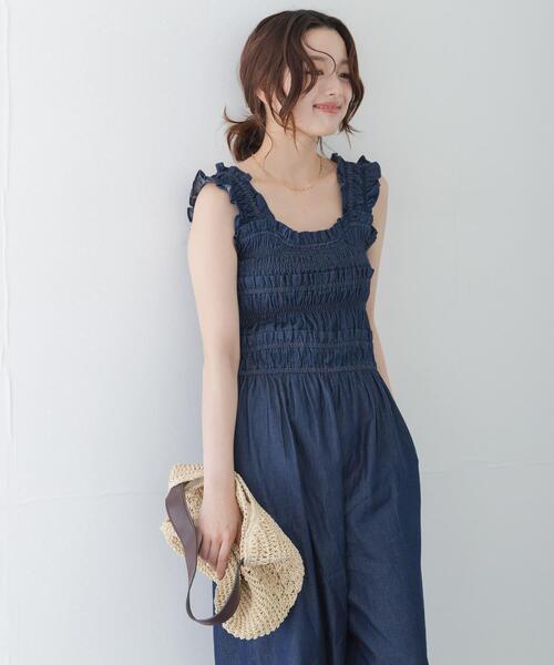 URBAN RESEARCH Sonny Label サロペット オーバーオール フリル
