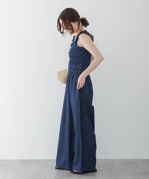 URBAN RESEARCH Sonny Label サロペット オーバーオール フリル