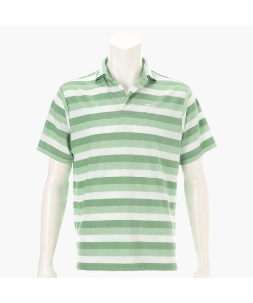 BRIEFING（ブリーフィング） ゴルフ CR MEN'S PILE STRIPE SKIPPER