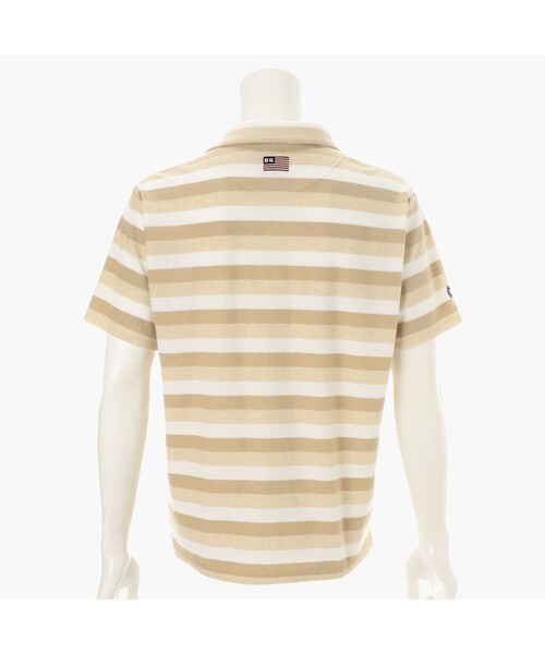 BRIEFING（ブリーフィング） ゴルフ CR MEN'S PILE STRIPE SKIPPER
