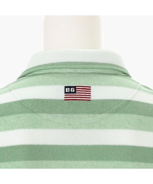 BRIEFING（ブリーフィング） ゴルフ CR MEN'S PILE STRIPE SKIPPER