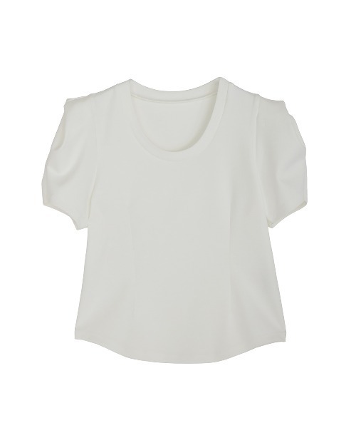Ameri（アメリ） tシャツ 半袖 DEFORMATION SHOULDER CUT TOP 