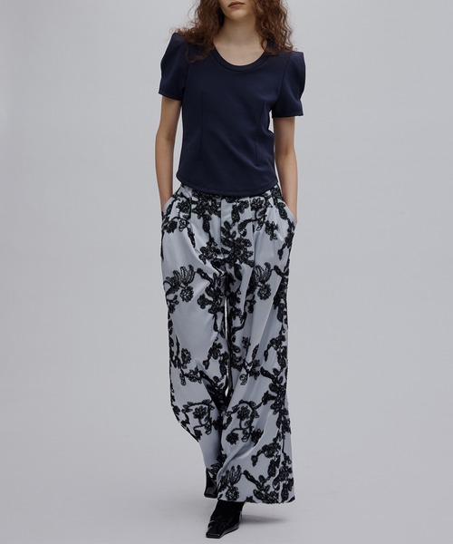 Ameri（アメリ） tシャツ 半袖 DEFORMATION SHOULDER CUT TOP