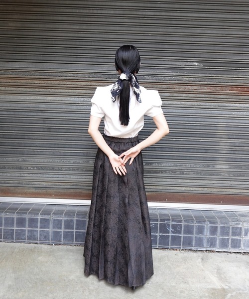 Ameri（アメリ） tシャツ 半袖 DEFORMATION SHOULDER CUT TOP