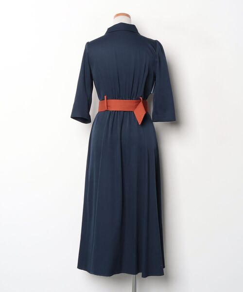 「REDYAZEL」 7分袖ワンピース SMALL ネイビー レディース_画像2