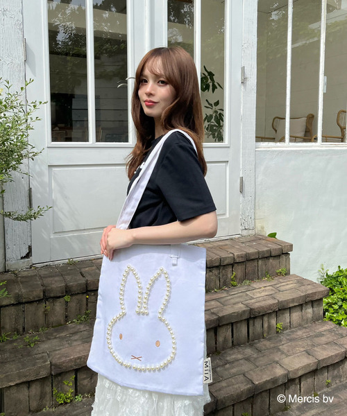 【新品未開封】ミーア　Miia ミッフィー パールダイカットトートバッグ Miffy（ミッフィー） トートバッグ パールダイカットトートバッグ