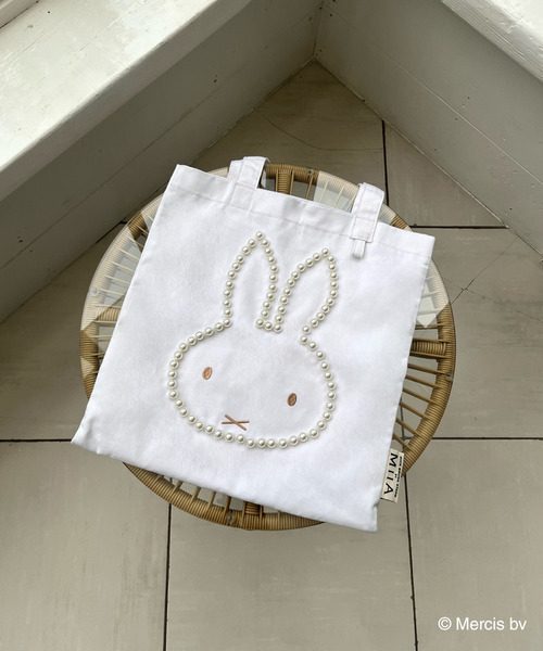 Miffy（ミッフィー） トートバッグ パールダイカットトートバッグ