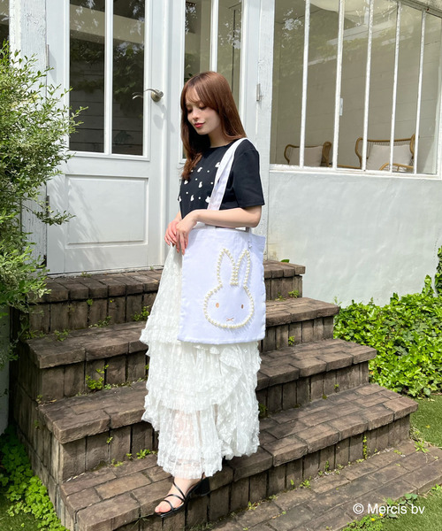 【新品未開封】ミーア　Miia ミッフィー パールダイカットトートバッグ Miffy（ミッフィー） トートバッグ パールダイカットトートバッグ