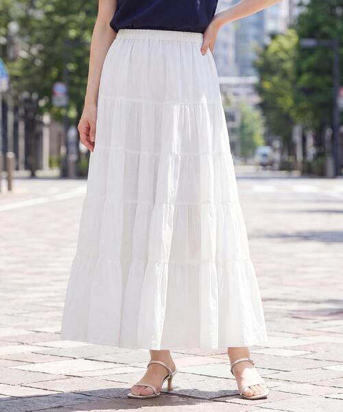 「DRESSTERIOR」 ロングスカート 34 ブラウン系その他 レディース_画像4